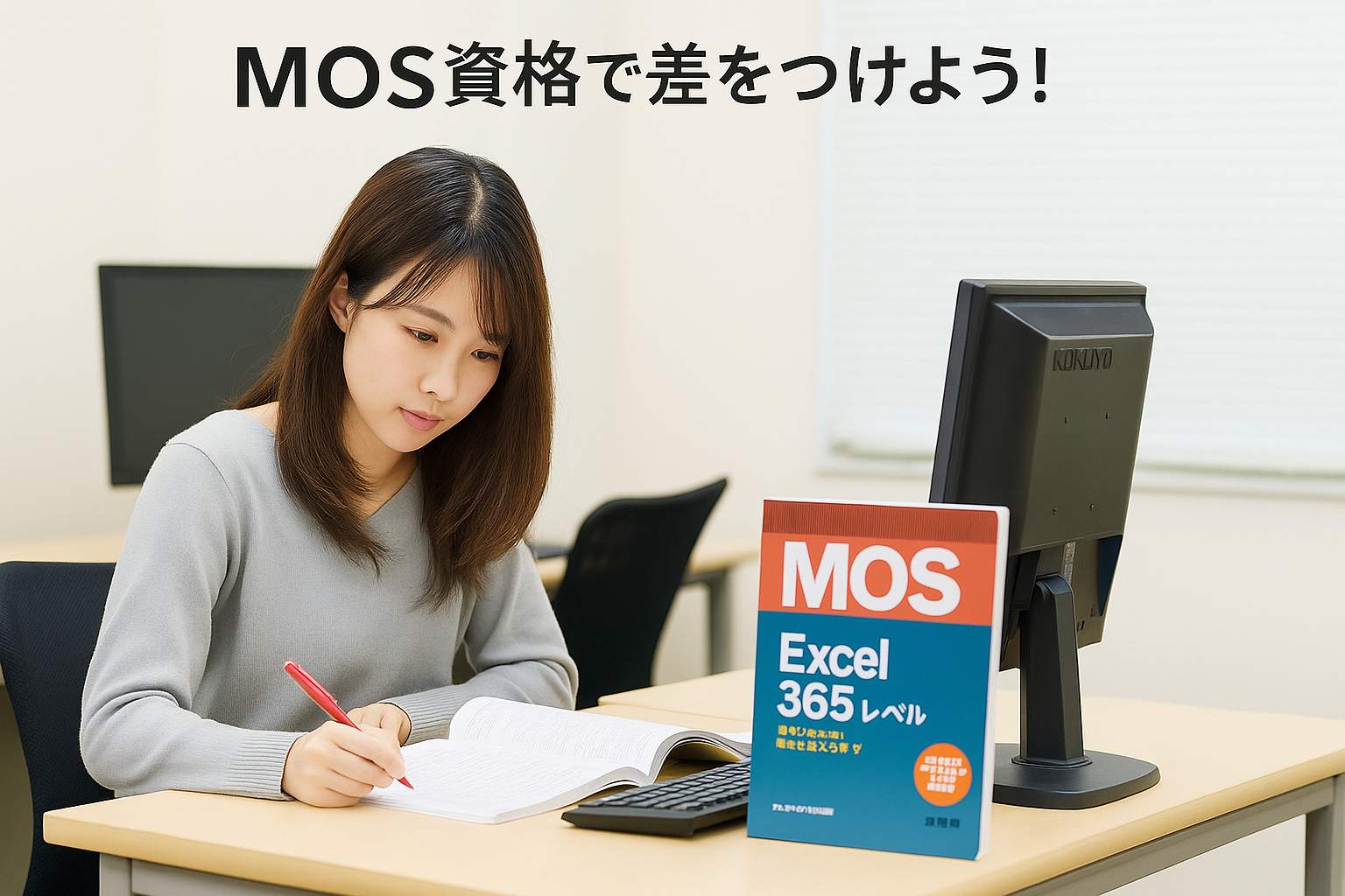 MOS資格を勉強している人